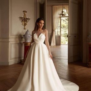 Robe luxuriante satin