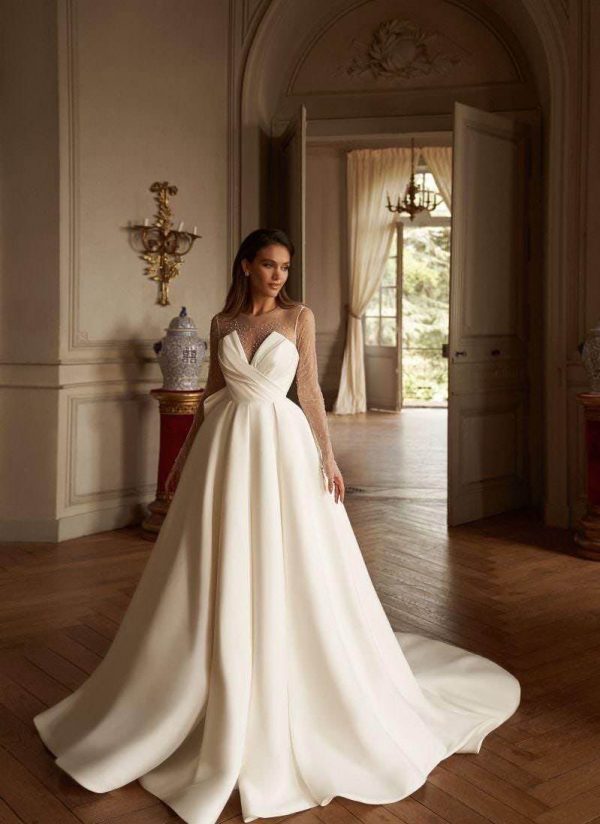 Robe luxuriante satin