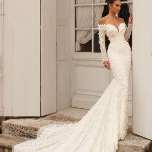 Robe sirène ajustée