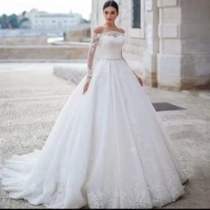 Robe Princesse col bateau